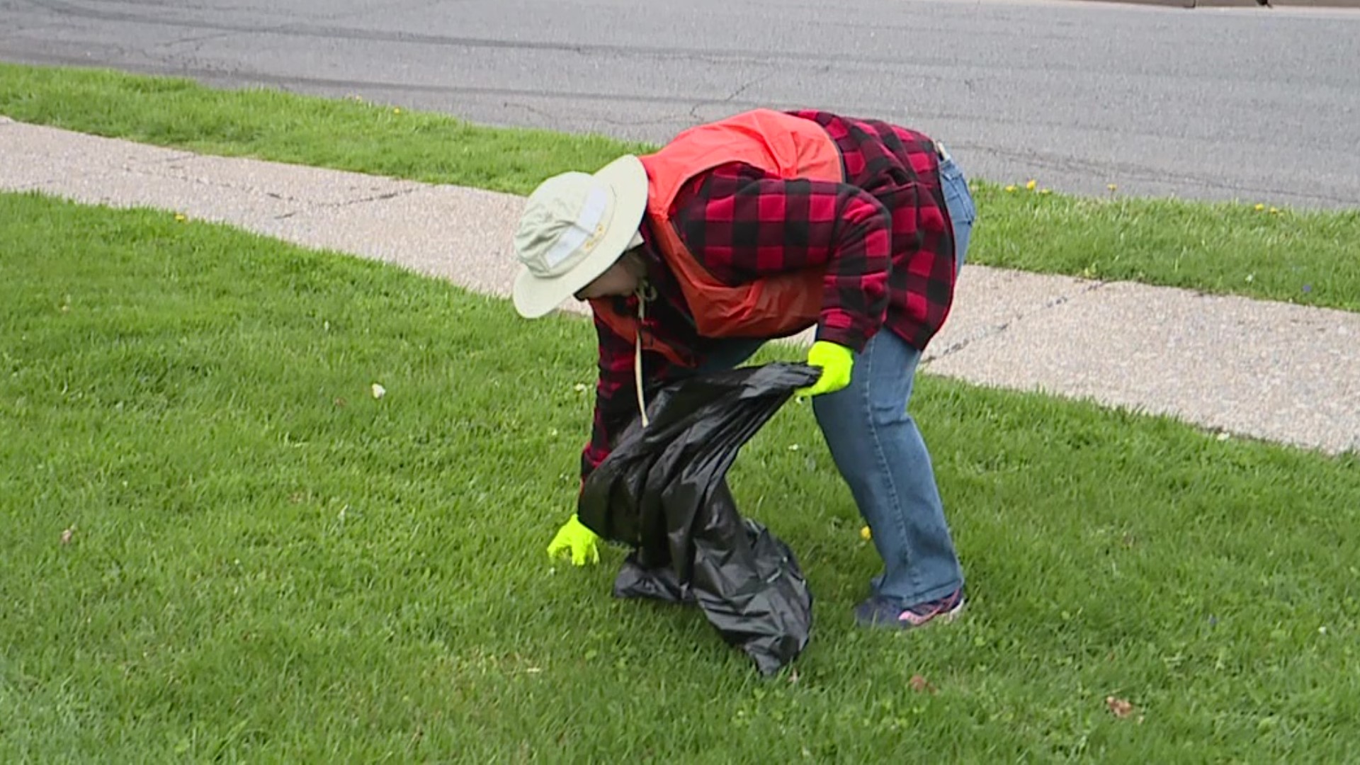 Folks in Lock Haven are celebrating Earth Day all week long by cleaning up trash in the city.