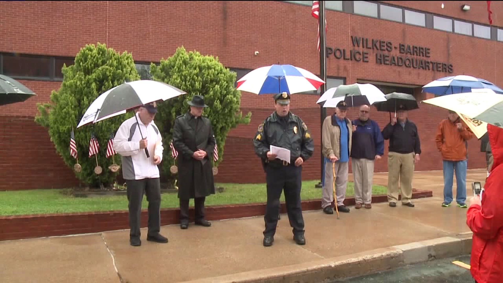 Memorial Held for Fallen Officers in Wilkes-Barre