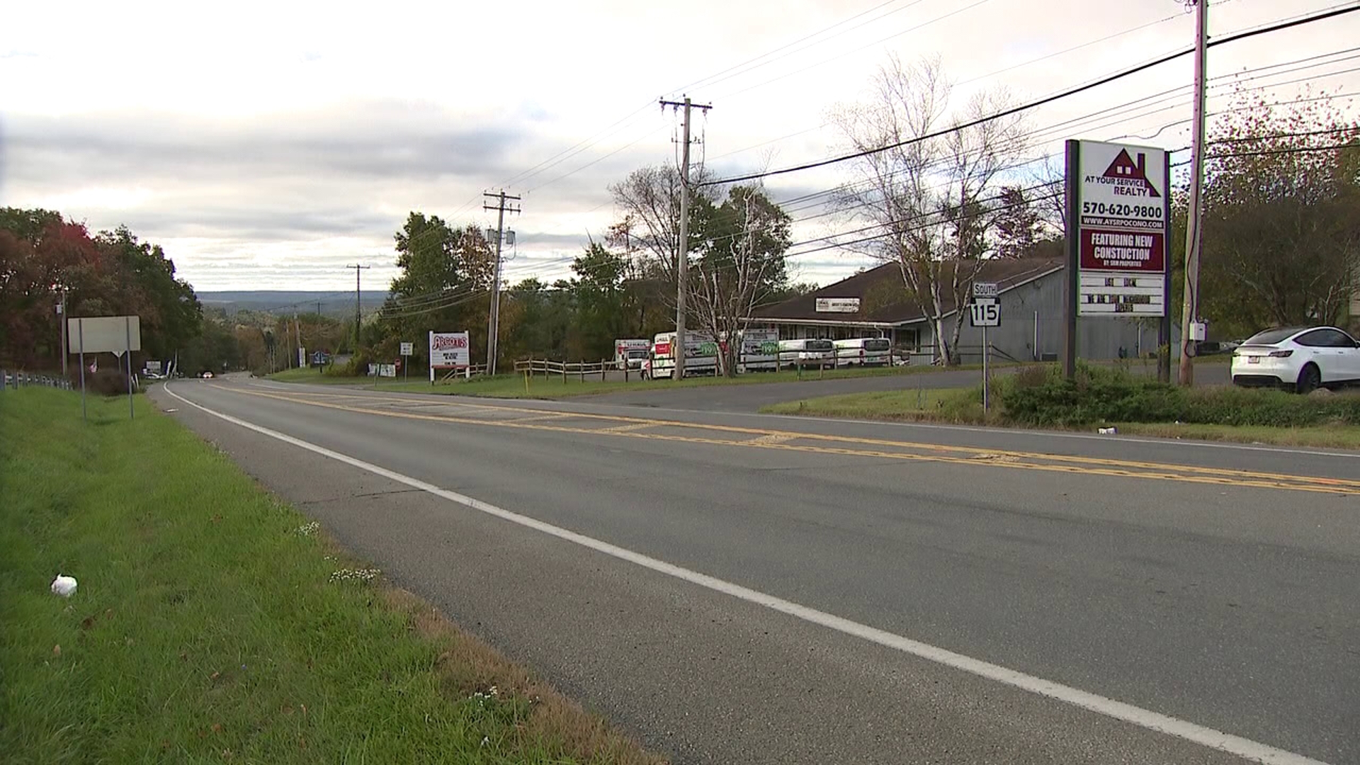 A man from Chestnuthill Township was killed after he was hit by a vehicle Thursday morning.