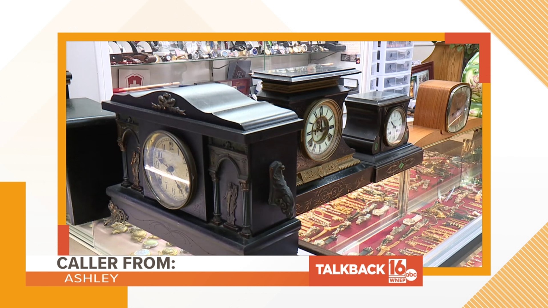 A caller from Ashley is commenting on the practice of turning the clocks back.