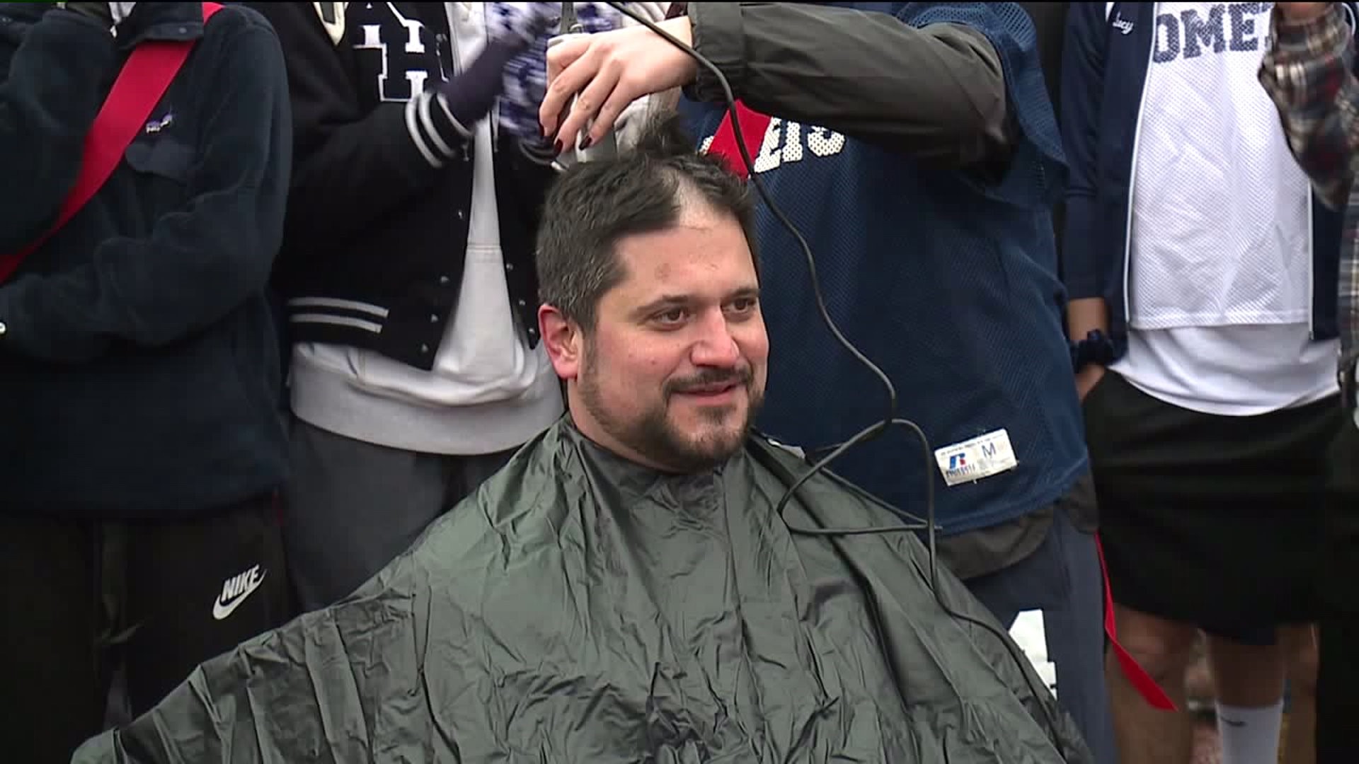 Principal Shaves Head After Students Surpass Charity Goal