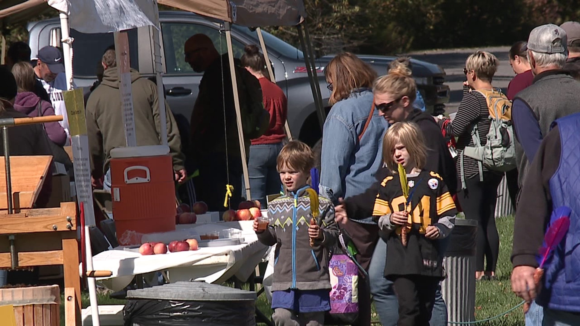 The heritage festival was held at Frances Slocum State Park Sunday afternoon.