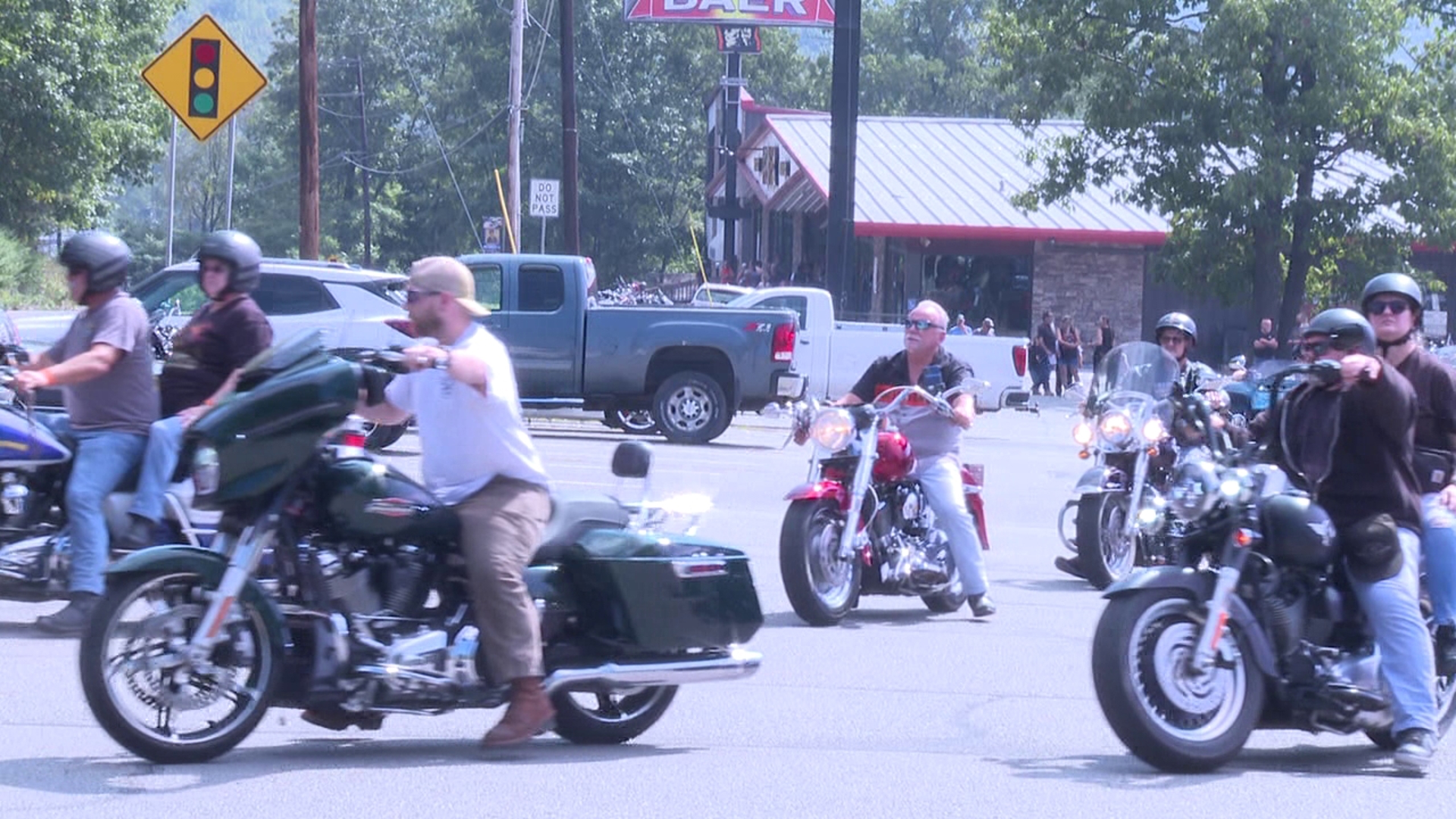 The annual Andy Boandl Motorcycle Run was held Sunday in Texas Township near Honesdale, benefitting 2-year-old Robbie Chapman.