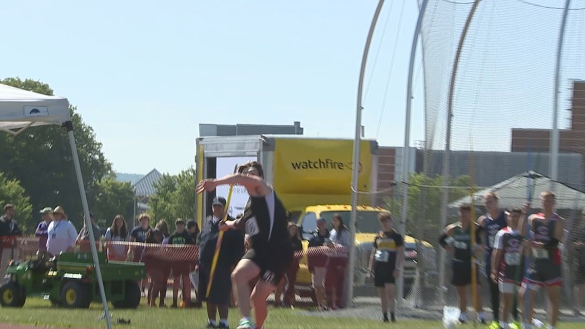 Tyler Arnold Sets Southern Columbia Javelin Record and Wins State title