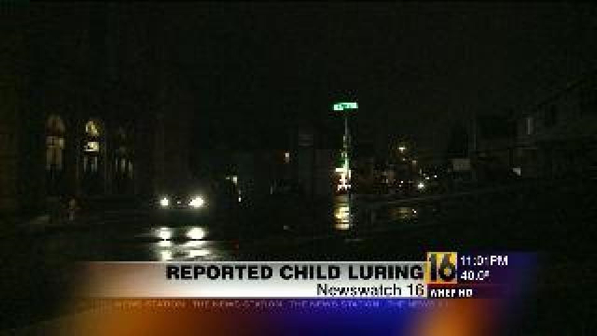 Attempted Child Luring In Pittston