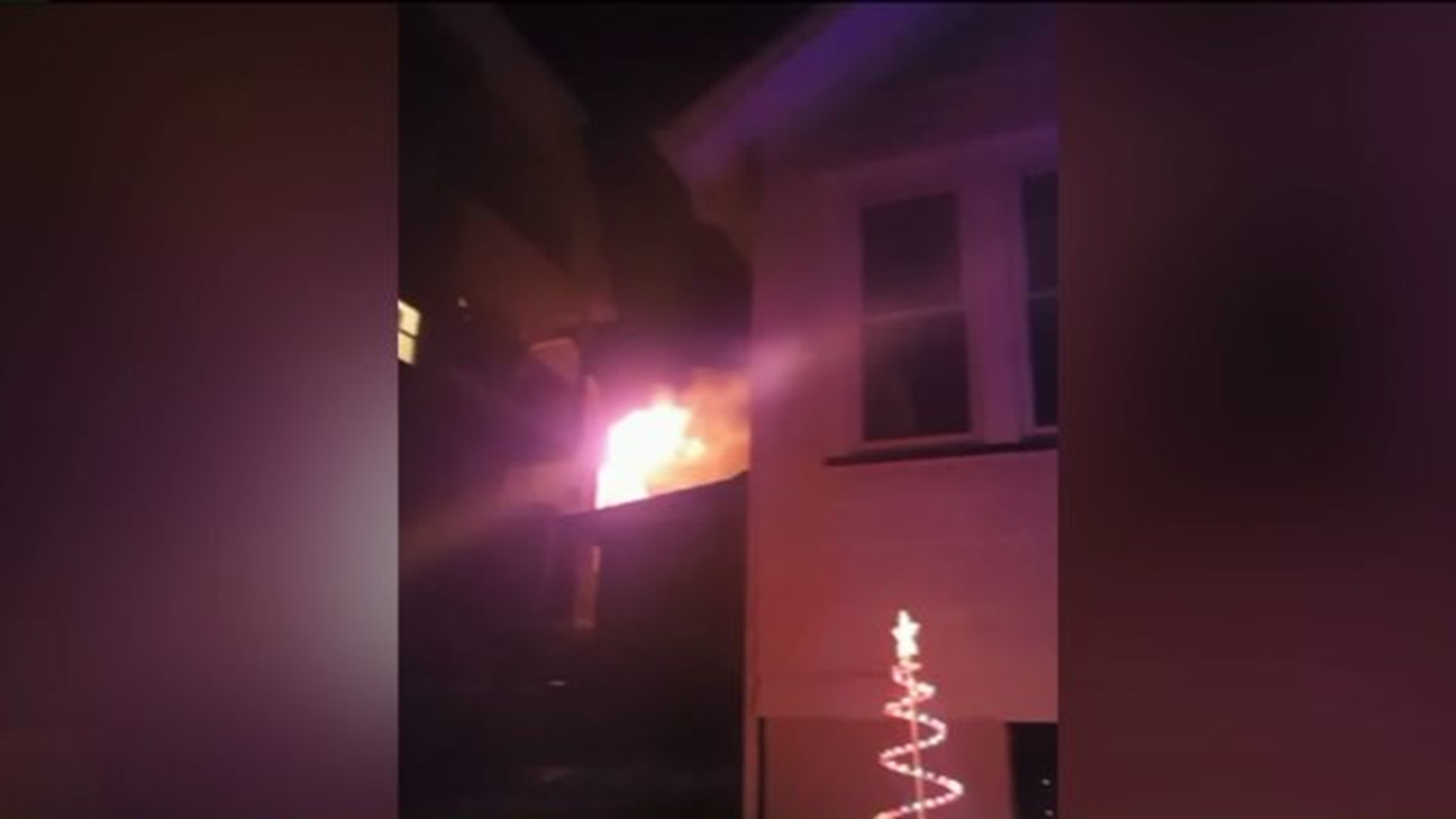 Flames Spark at Home in Hanover Township