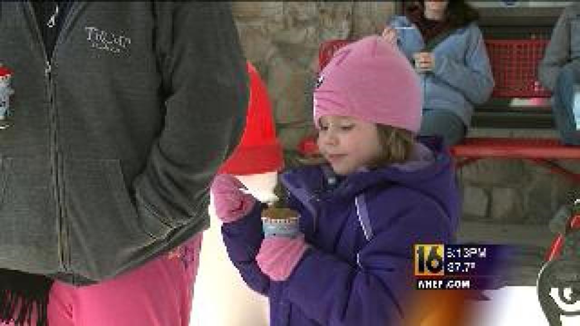First Day Of Spring Draws People Out For Icy Treat Despite Cold
