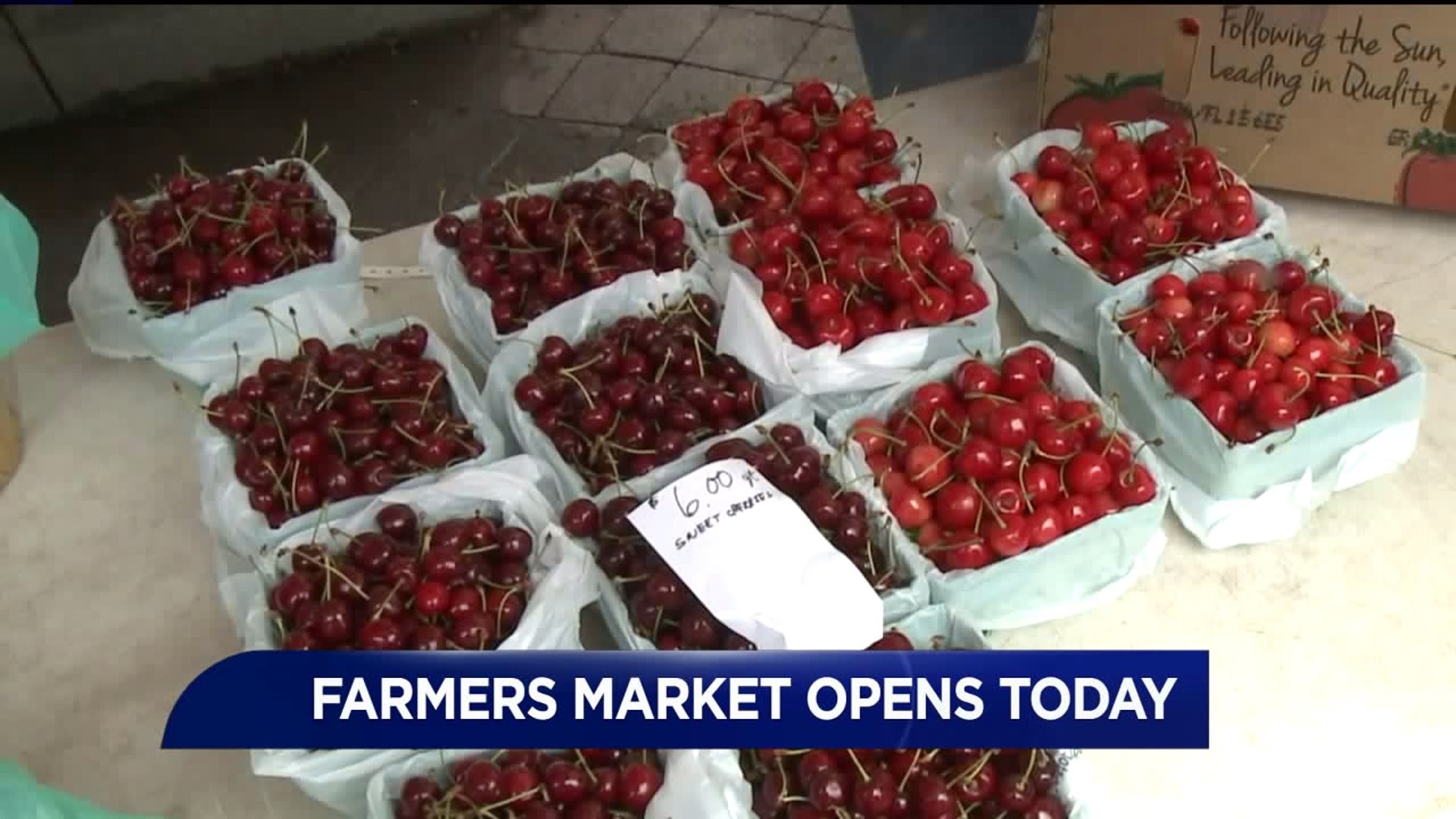 Wilkes-Barre Farmers Market Opens Today