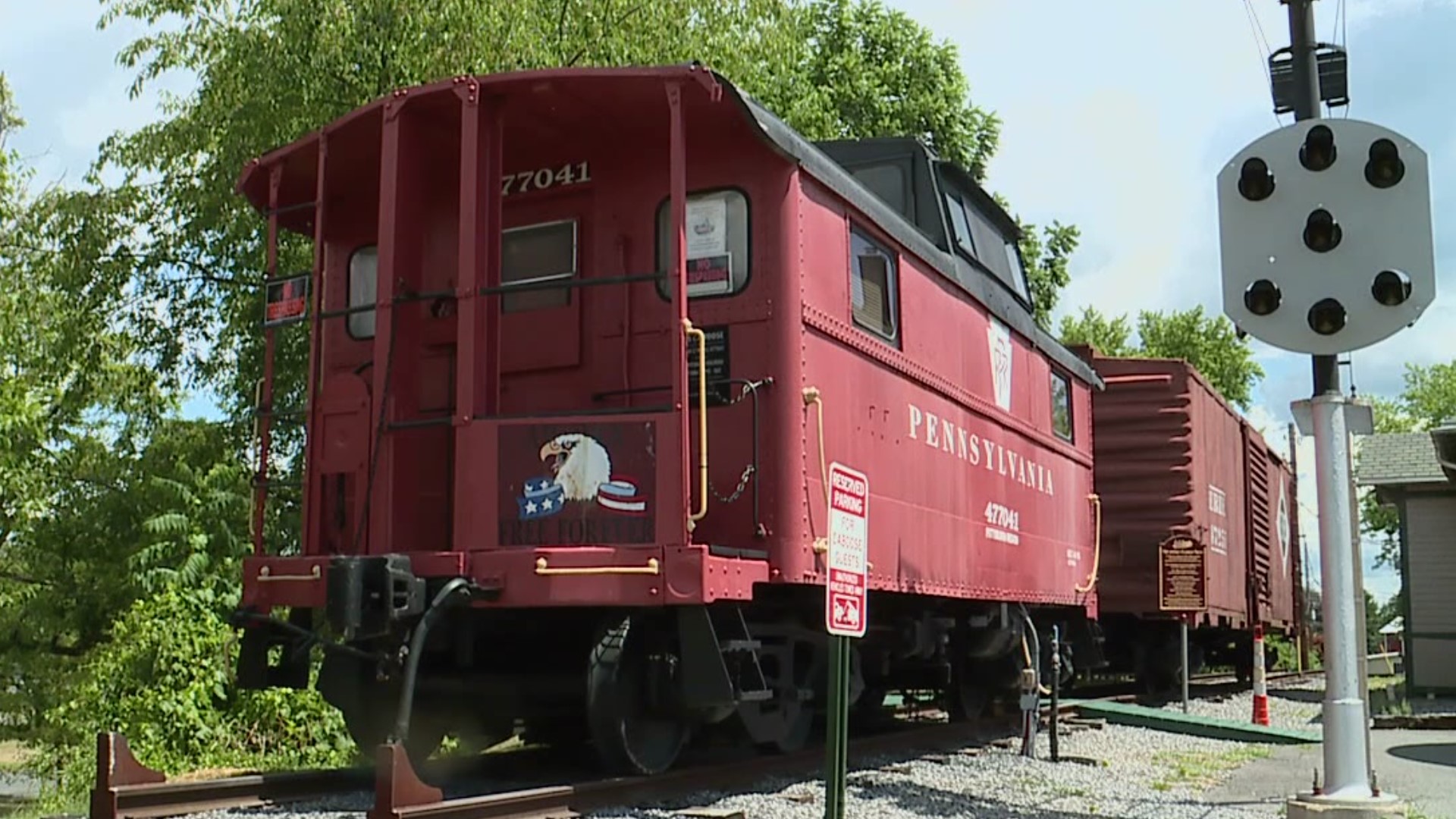 Reservations for this caboose are going fast this summer.
