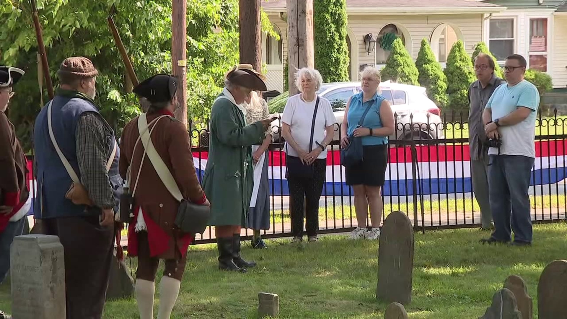 An event honoring soldiers of the Revolutionary War was hosted by the West Pittston Historical Society on Saturday.