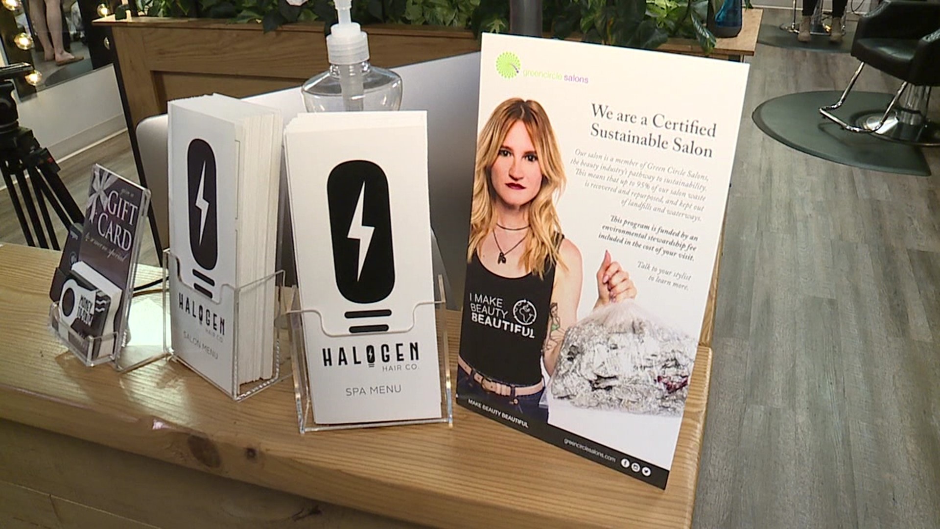 No waste, no problem. That's the new motto for Halogen Hair Company in Hazle Township.