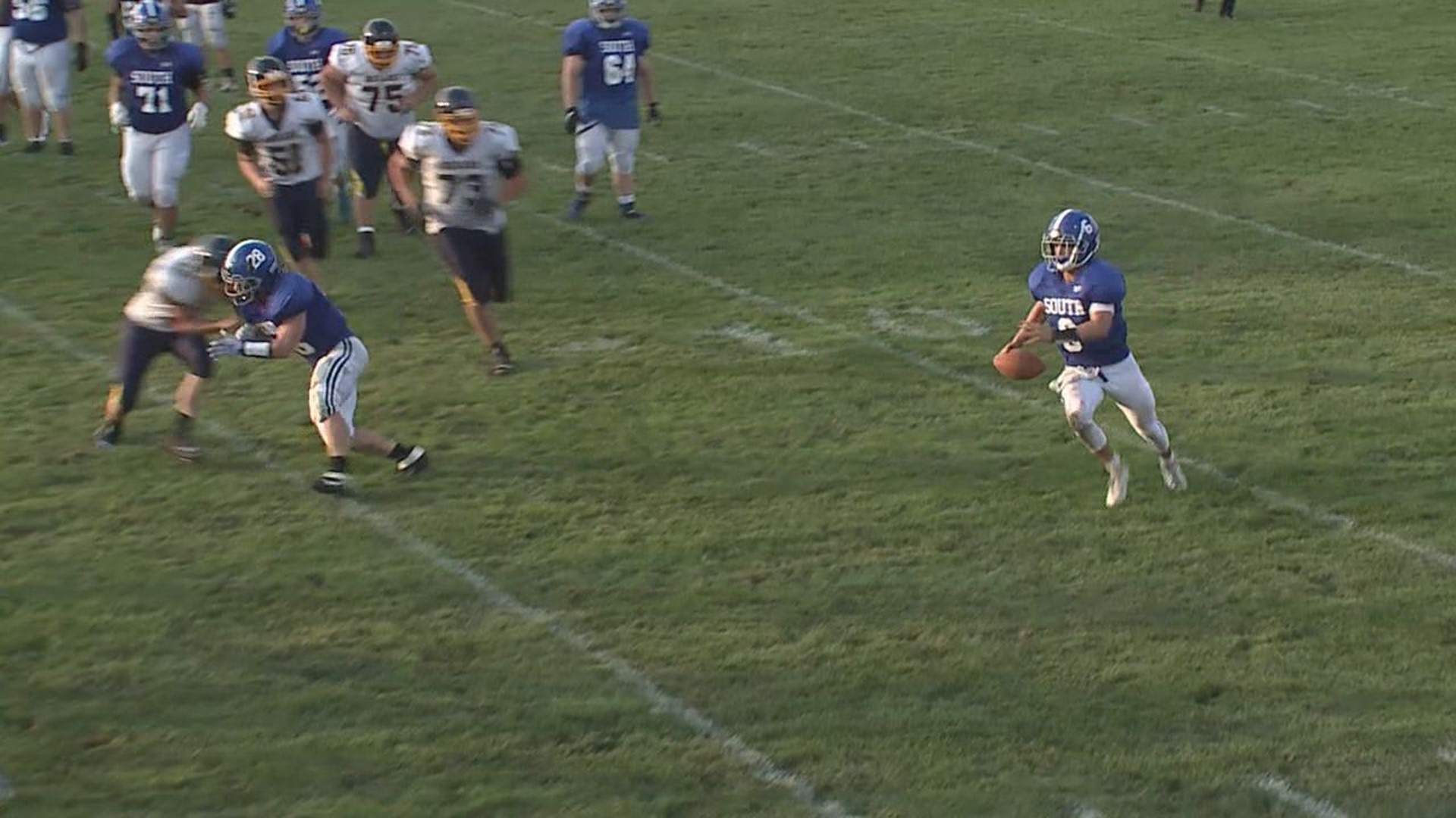 After Waiting Out the Weekend Leading 13-0, South Williamsport Finished their Game With Cowanesque Valley, Winning 41-0