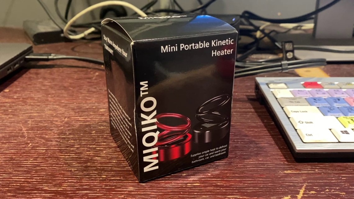 Portable kinetic heater in mini format