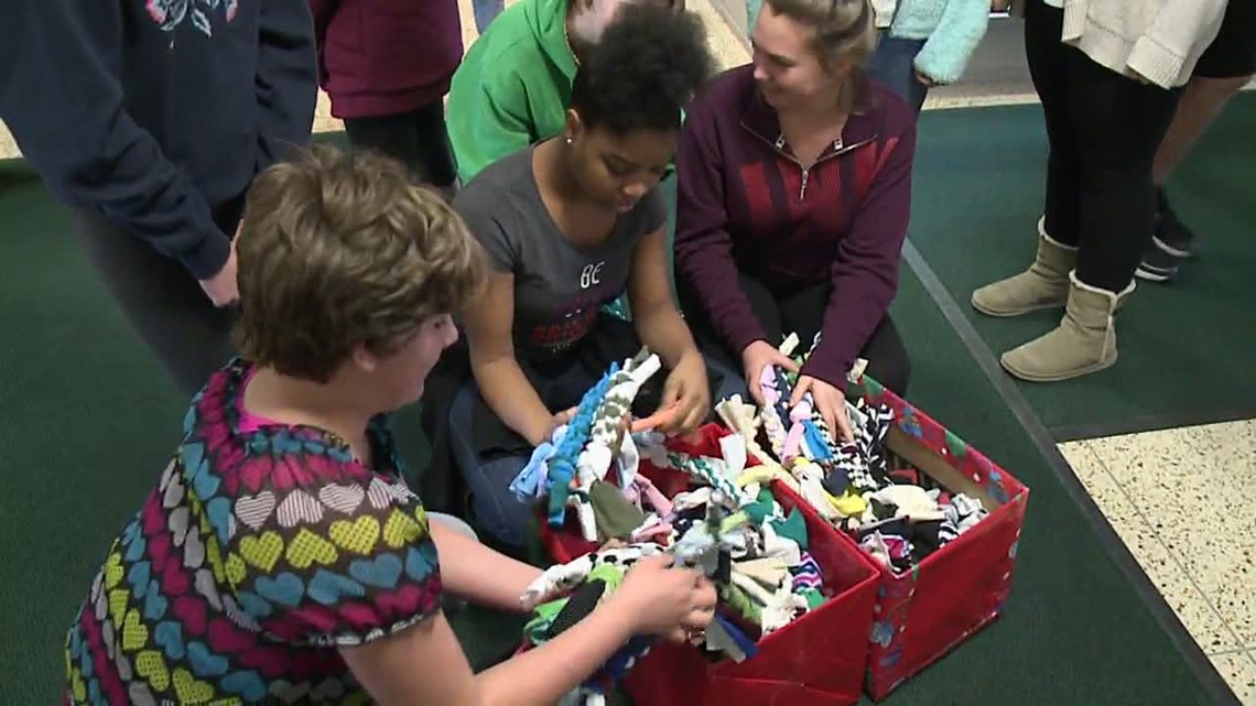Students Make, Donate Toys to Dogs