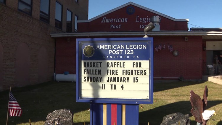 American Legion in Carbon County helping families of fallen Lehigh County firefighters