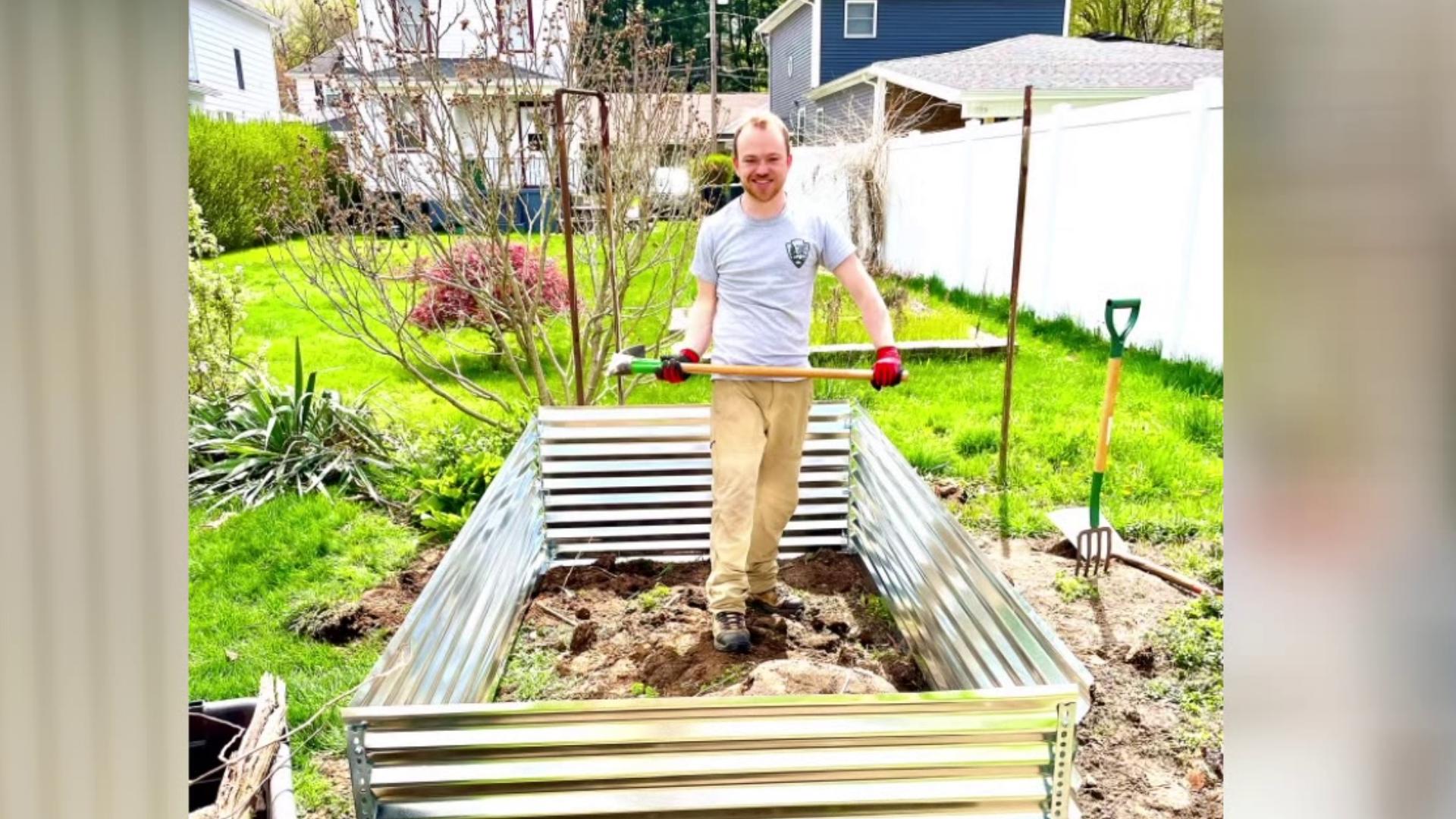 Jacob Whitney of Lackawanna County started his new non-profit over the weekend and will make free raised garden beds in spring for veterans.  