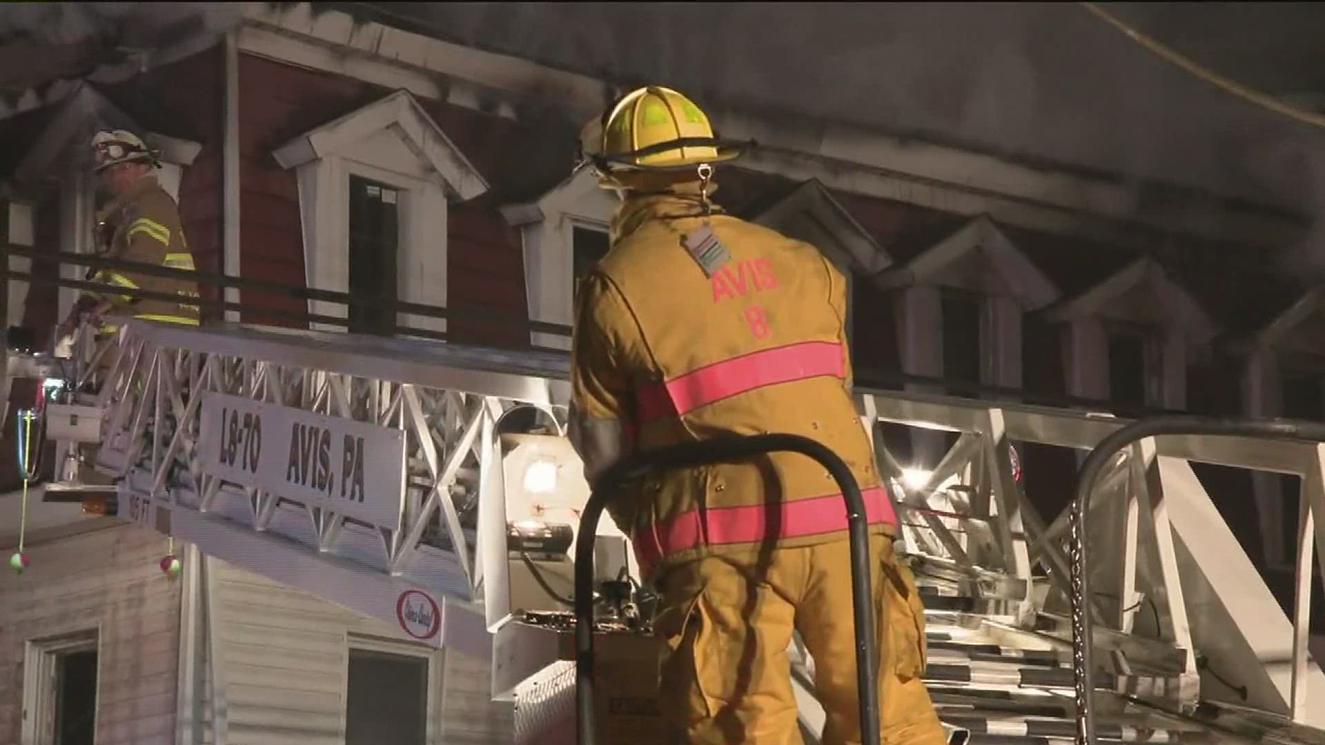 A Saturday night fire destroyed the Broadway Hotel in Jersey Shore. On Monday, we caught up with the local fire company that rescued a man from the burning building.