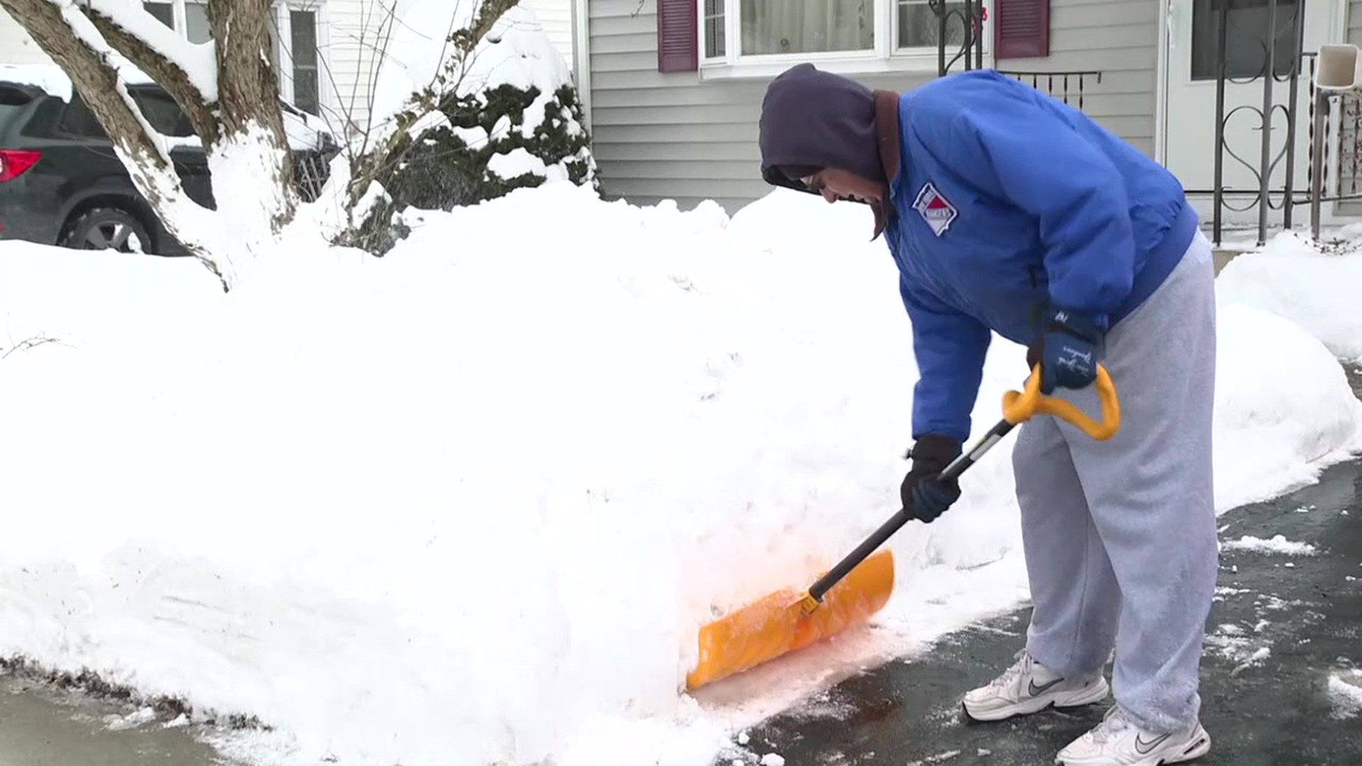 The great dig-out continues. Some communities around northeastern and central Pennsylvania saw a foot or two of snow. Some others were spared