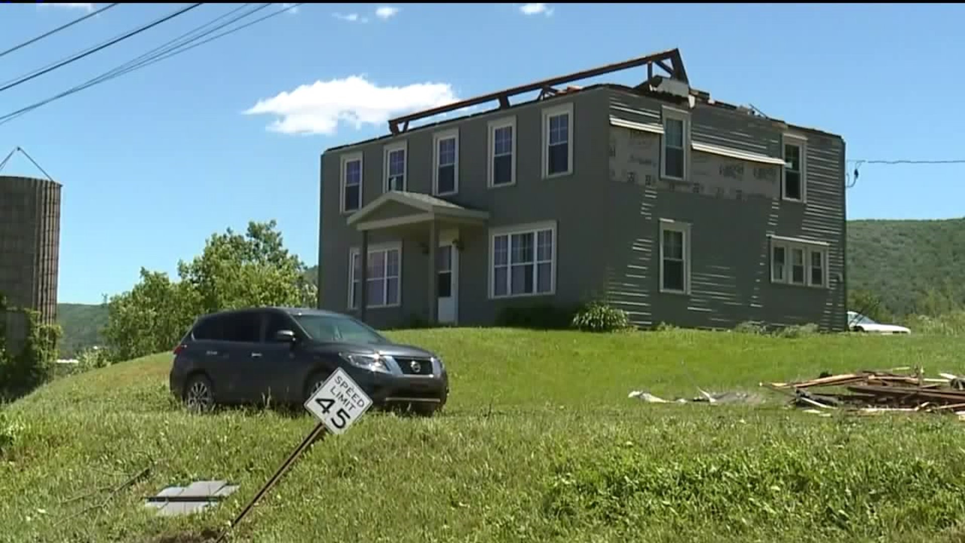 `There were some angels out last night` - Family Thankful after Tornado
