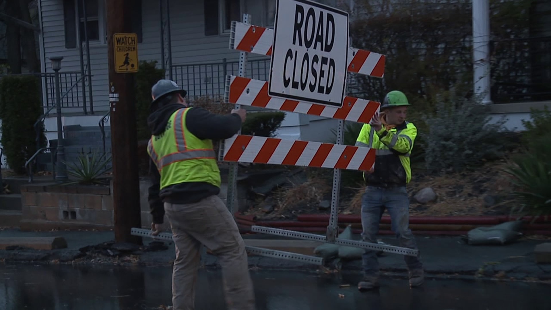 A busy street in Scranton is officially open again after flash flooding ravaged a number of city neighborhoods back in September.