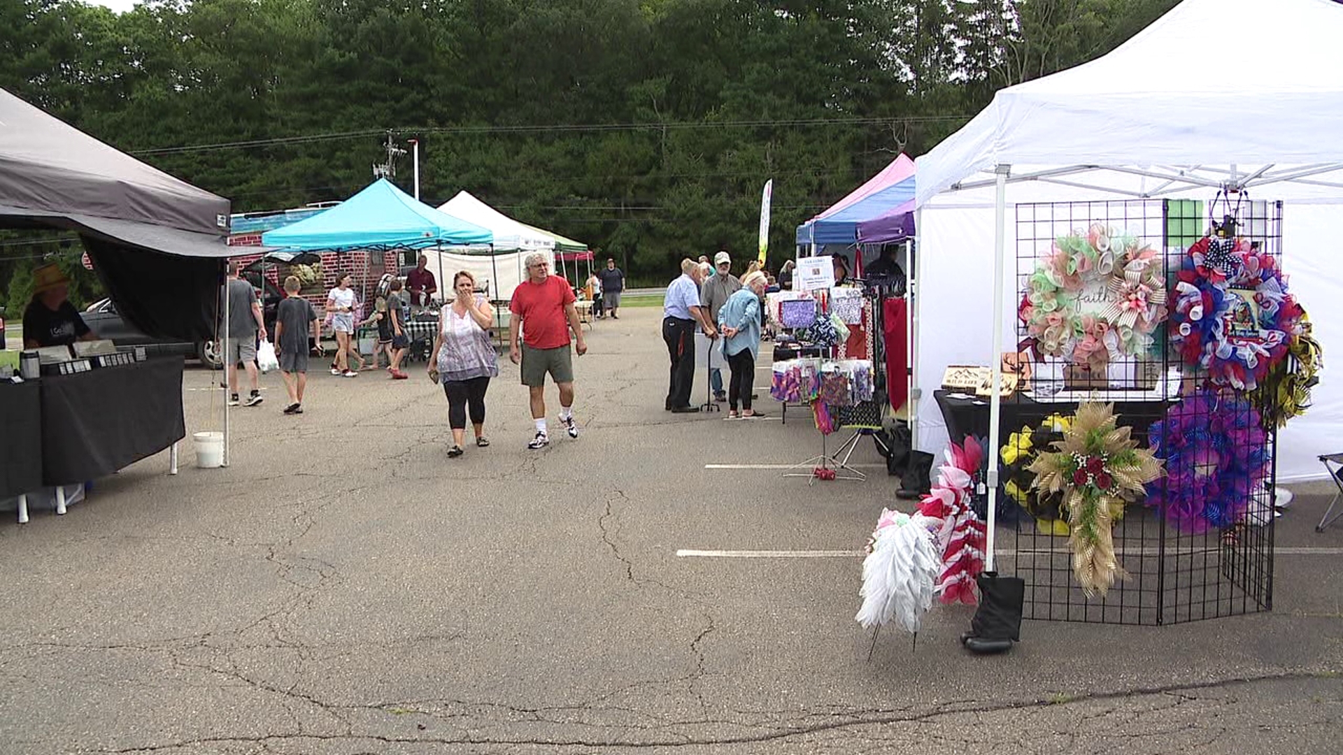 The market is held on Sundays at Crestwood High School in Mountain Top.