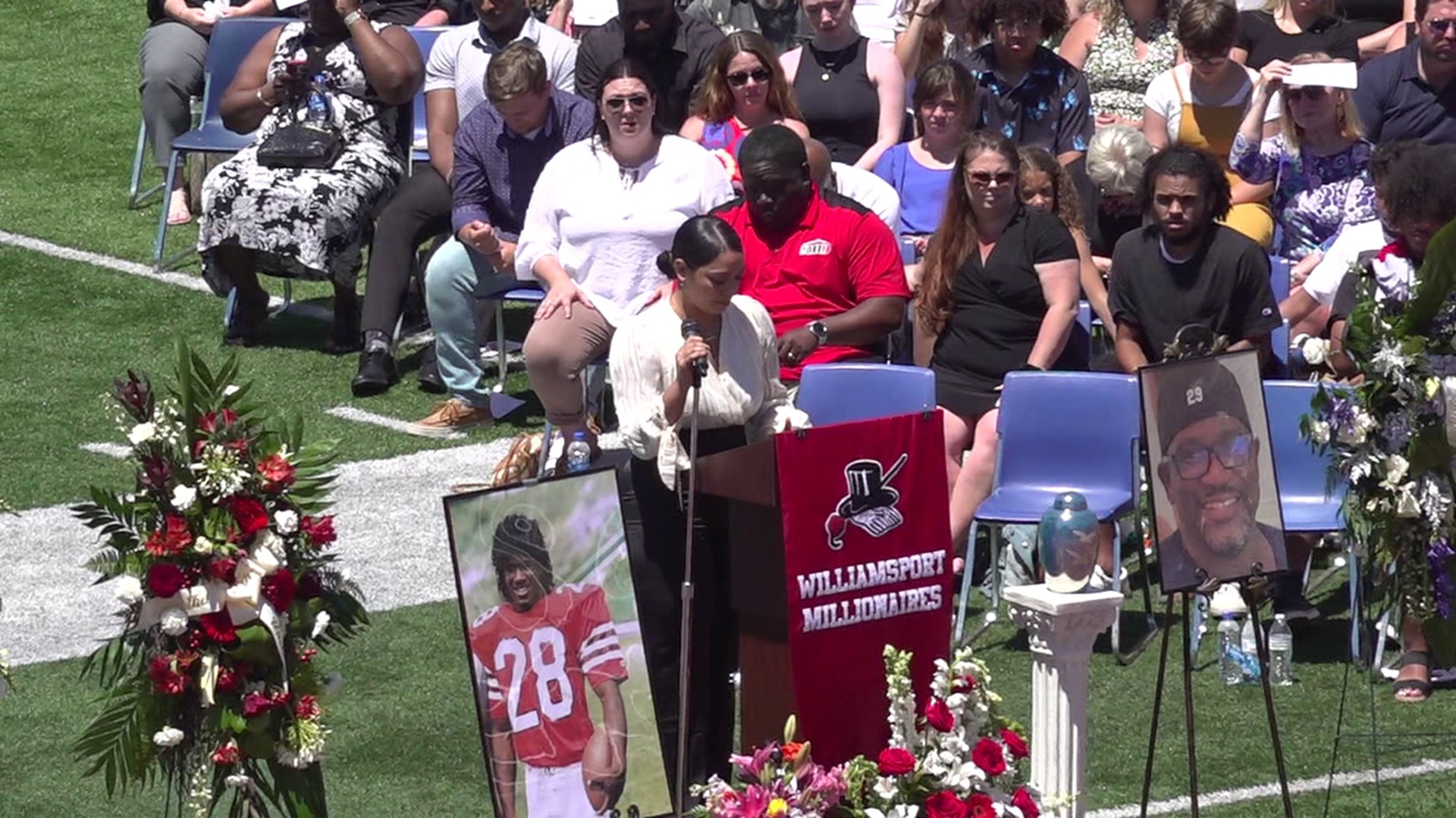 Gary Brown Jr., a star football player and NFL coach, passed away earlier this year. Saturday, the community gathered to honor his legacy in his hometown.