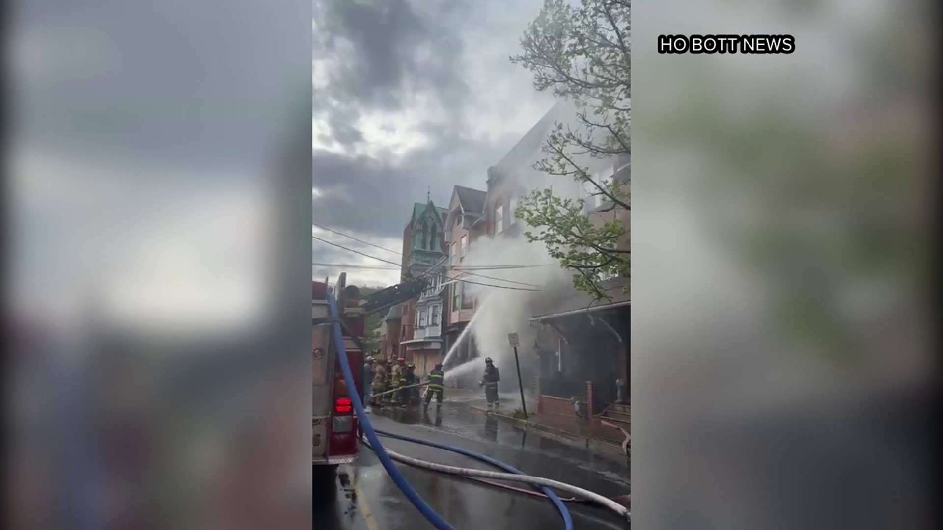 Firefighters battle blaze in Shamokin | wnep.com