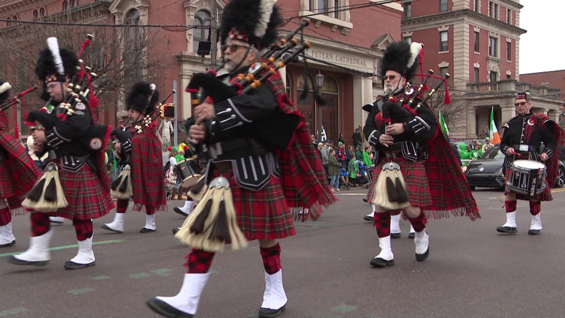Folks braved the rain Saturday for one of the biggest St. Patrick's celebrations in the country.