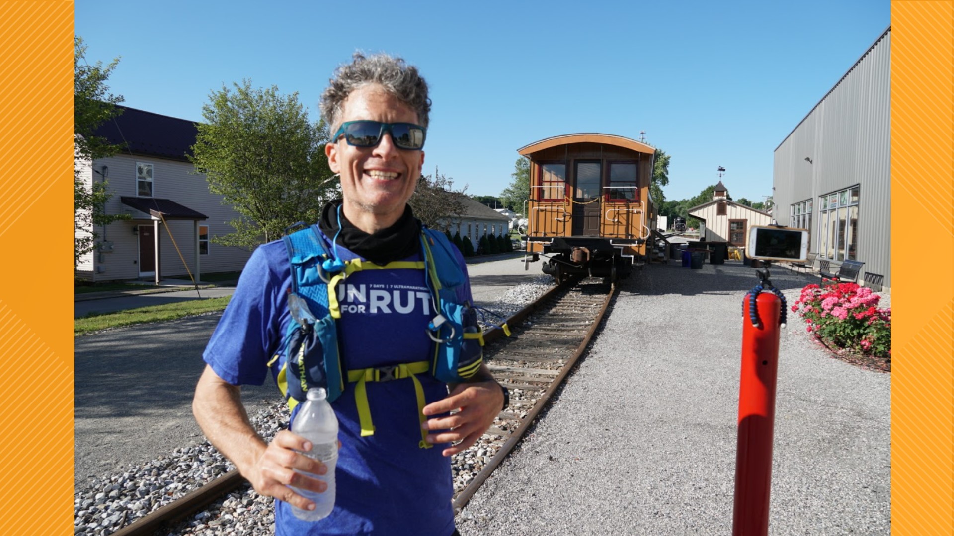 Scranton native and ultra-marathoner Corey Cappelloni is running across part of the country to visit his grandma and raise money for residents at Allied Services.