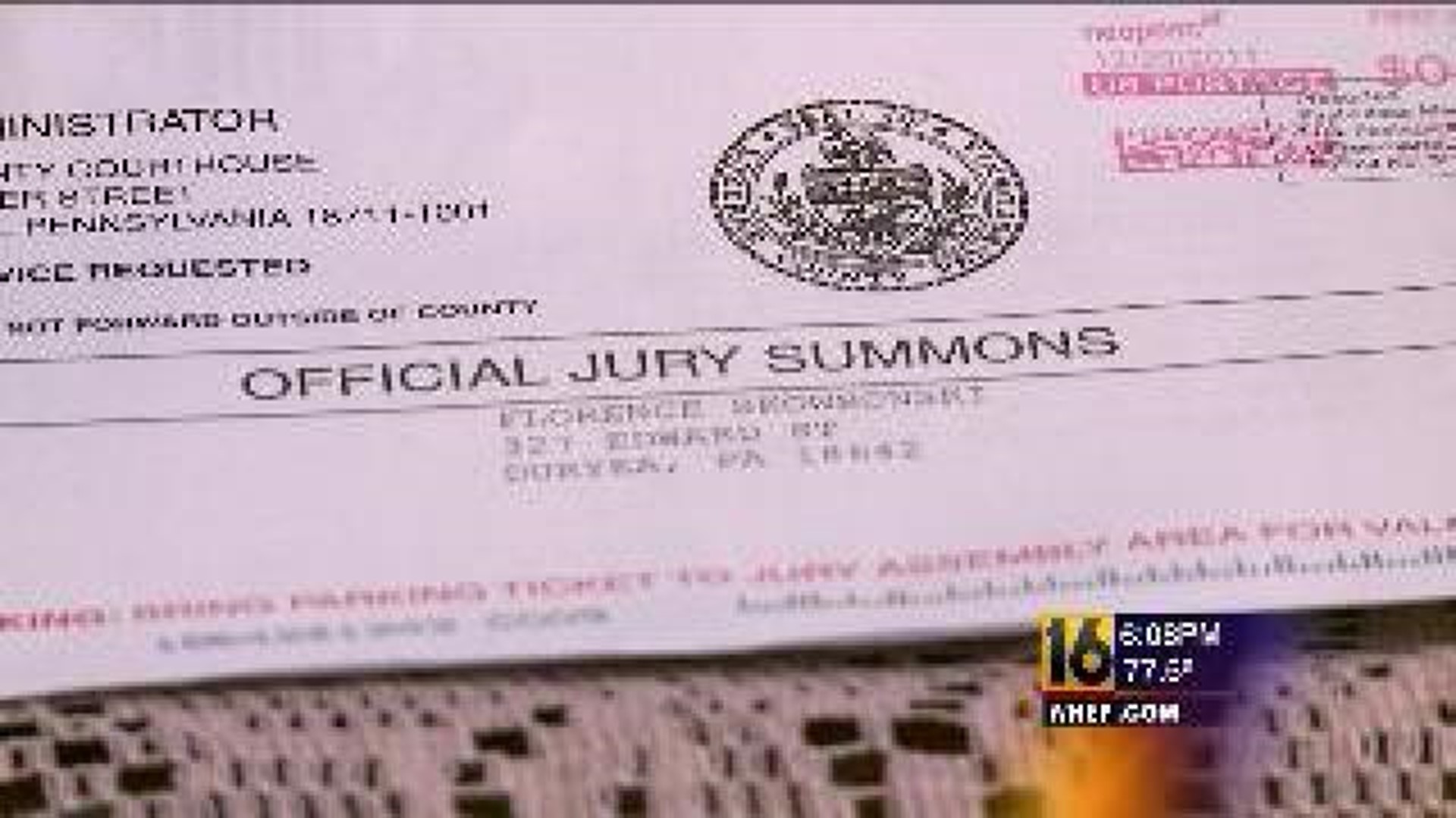 The Dead and the Young: Called for Jury Duty