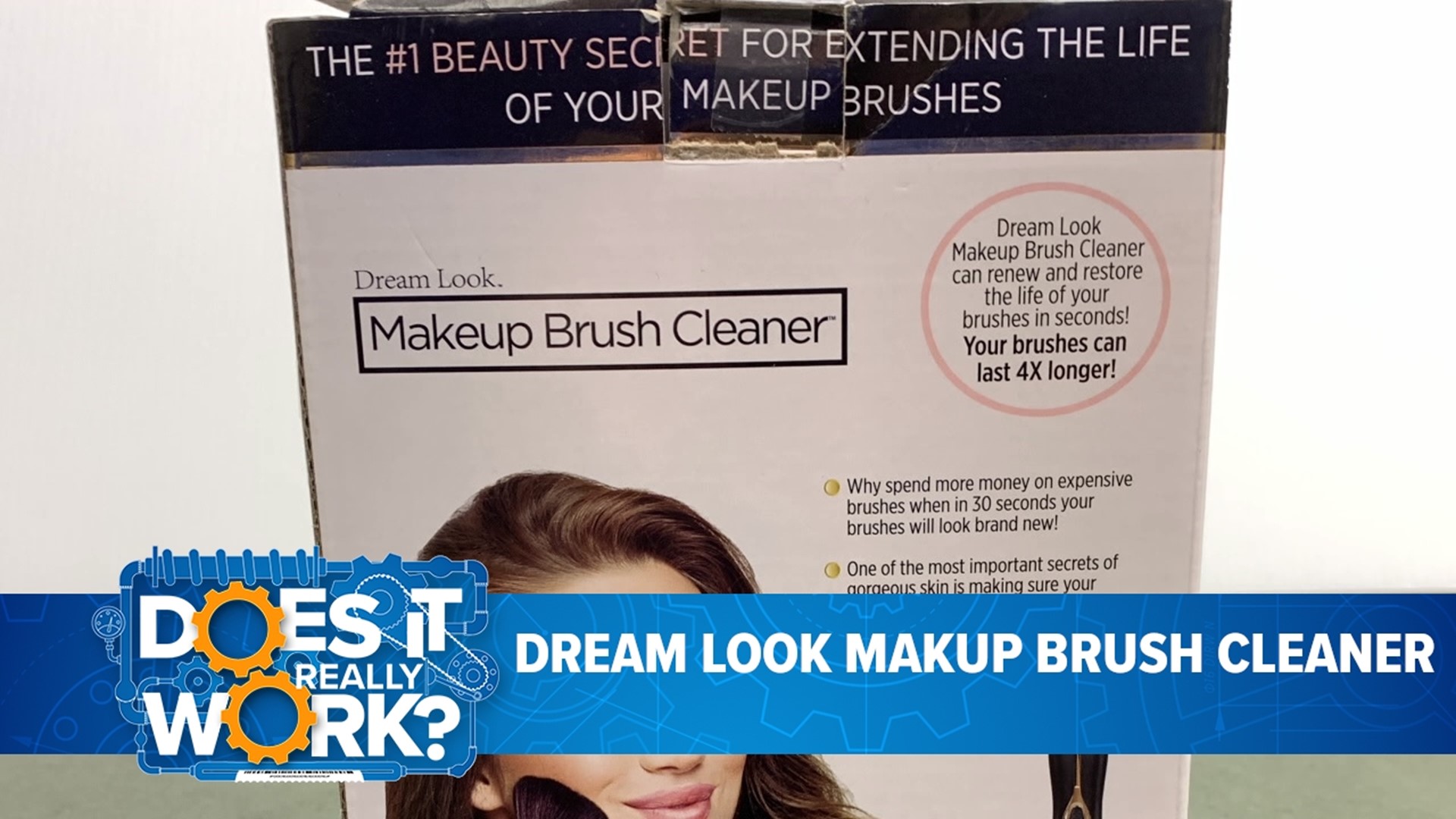 The maker claims you can use it on natural or synthetic brushes. Clean brushes allow your makeup to go on smoother and more evenly.