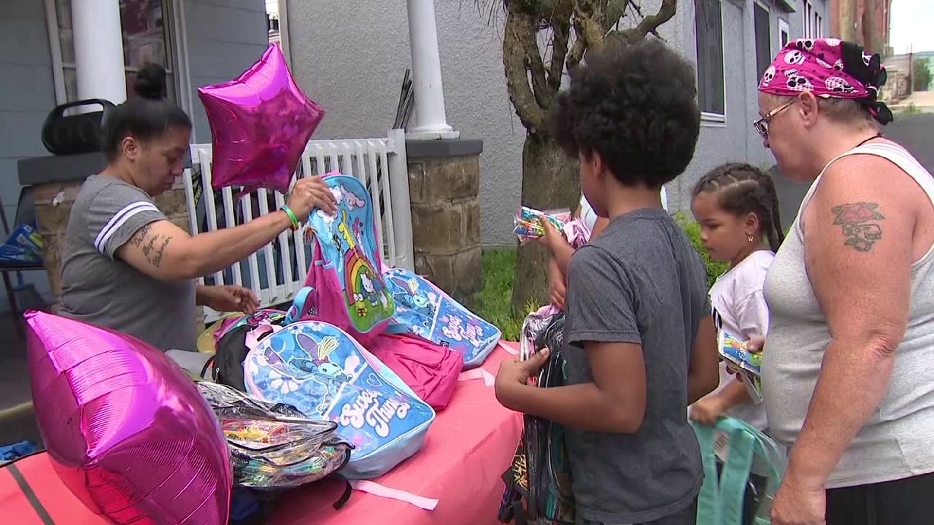 Sturdy Candy and Snack Shop LLC hosted a back-to-school supplies giveaway event on Saturday afternoon.