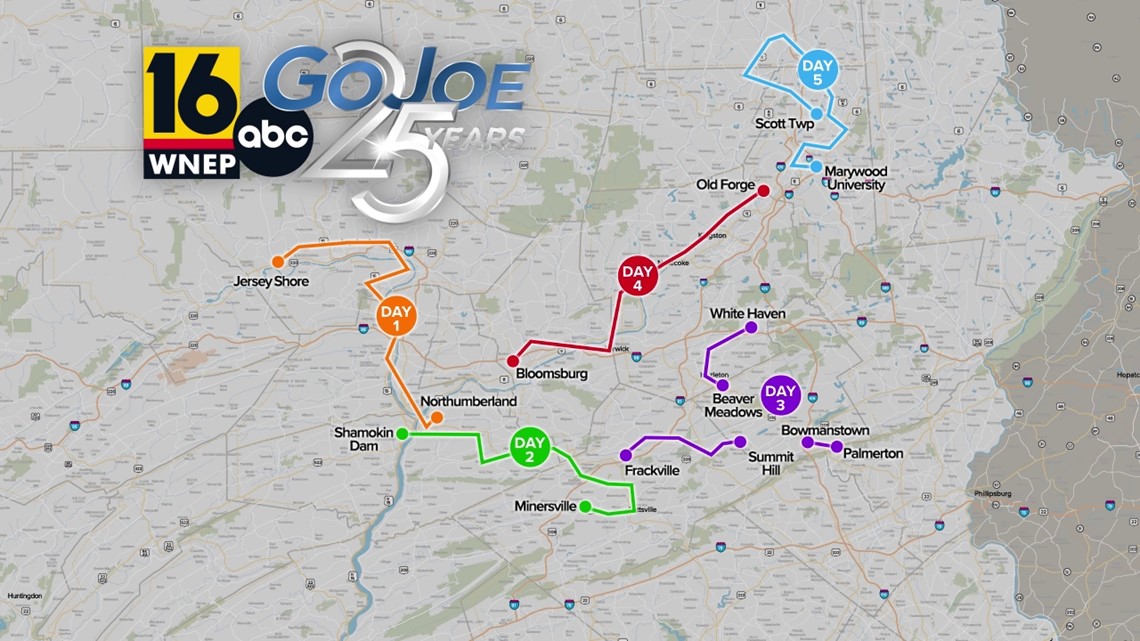 Go Joe 25 Joe Snedeker's charity bike ride plans taking shape