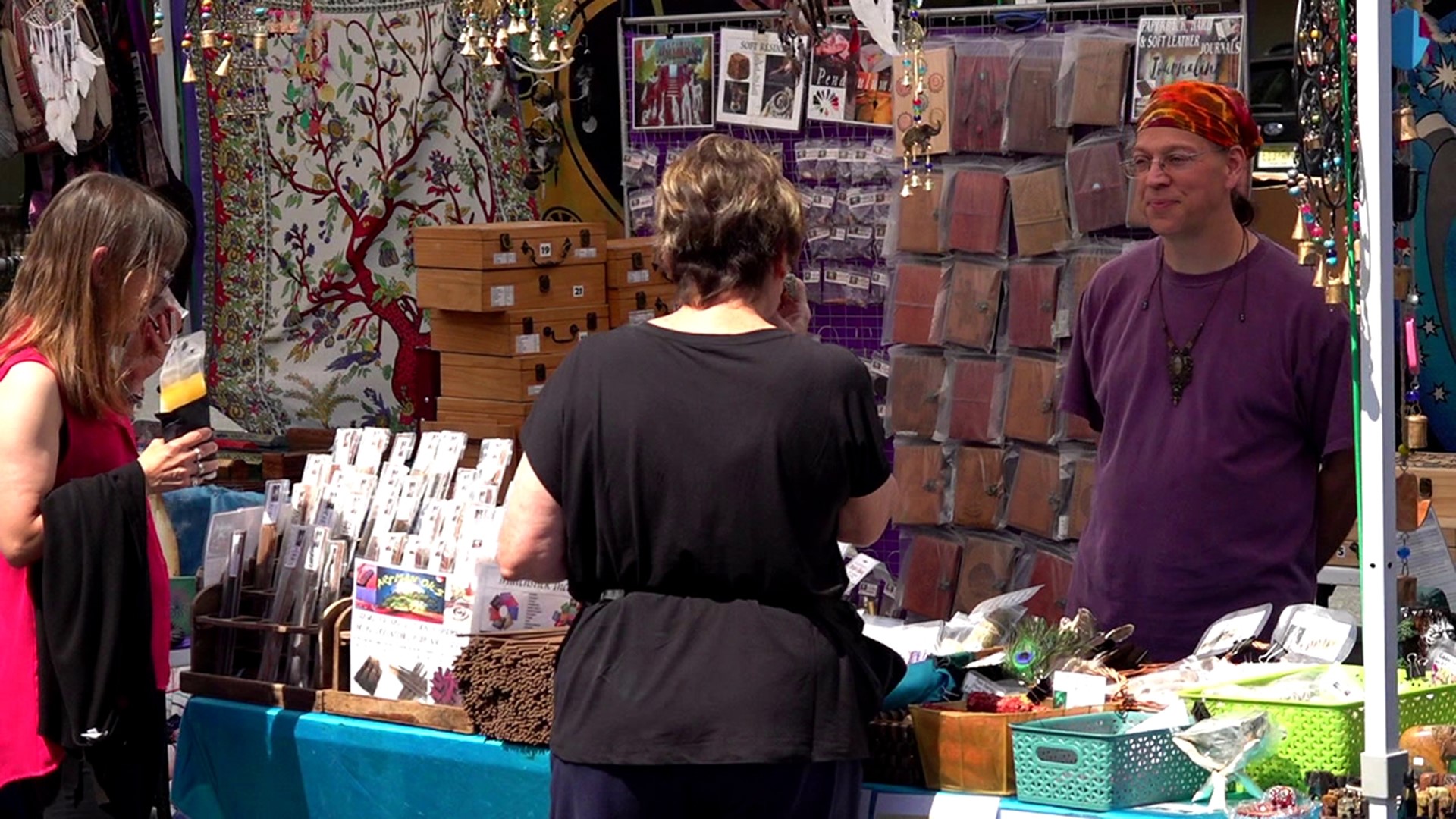 It was a day filled with art Saturday as folks came out to Ann Street in Stroudsburg for the Artisans on Ann Art Festival.