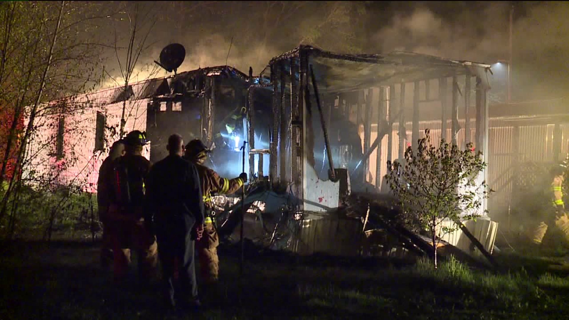 Fire Levels Mobile Home in Lackawanna County
