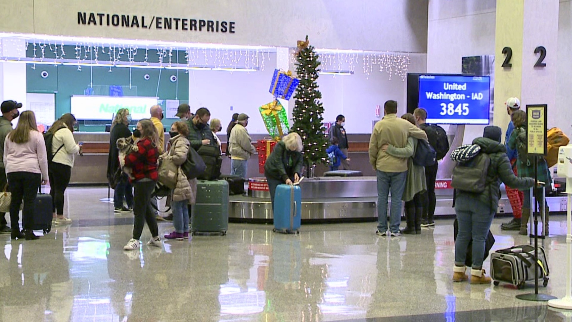 Christmas weekend has arrived with near pre-pandemic holiday travel numbers.