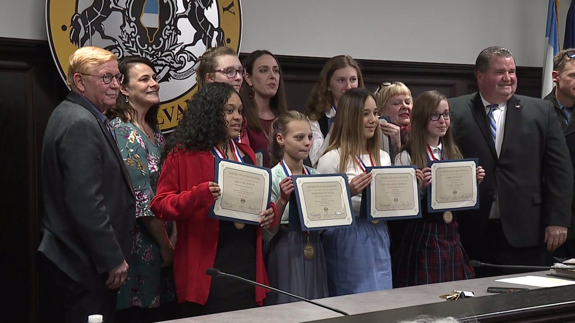 Students Honored for 'Inspirational Women' Bookmark Contest