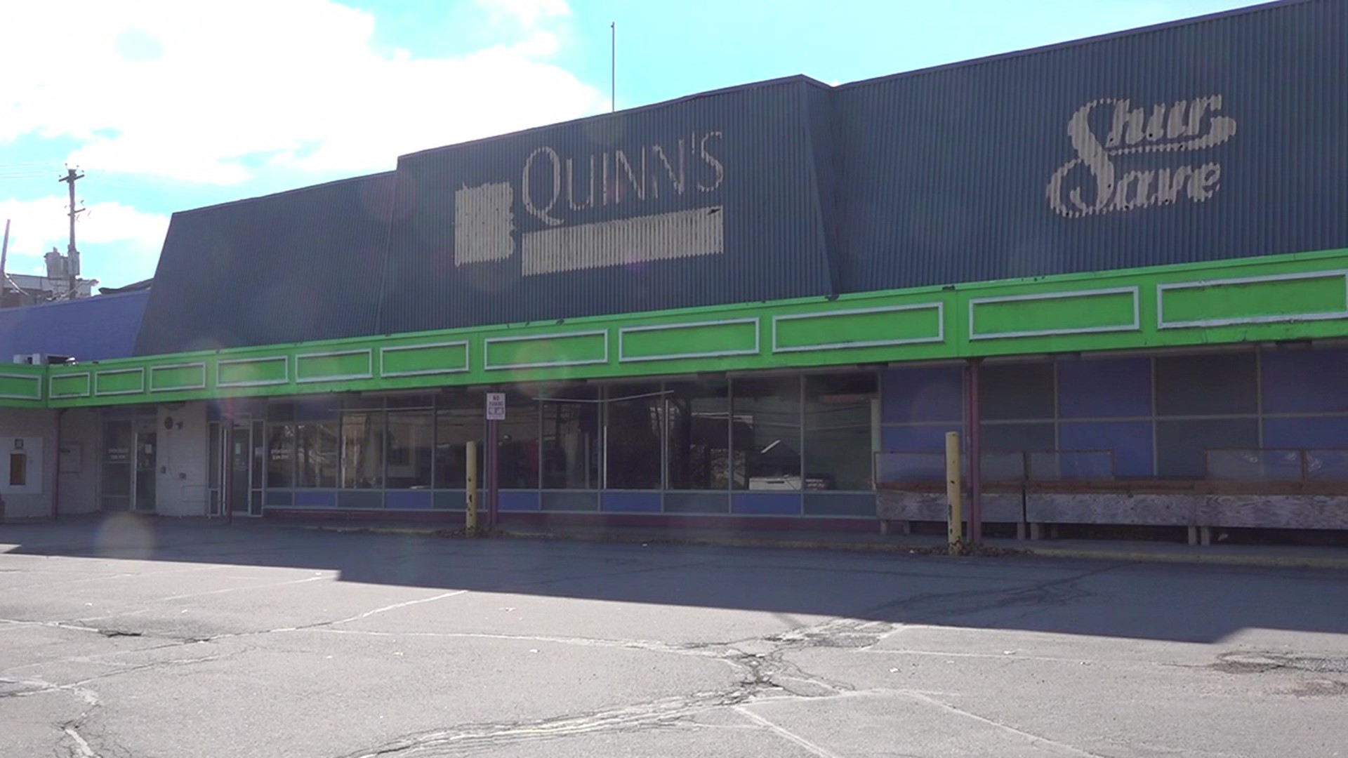 City officials hope to include commercial and residential space in the former Quinn's store.