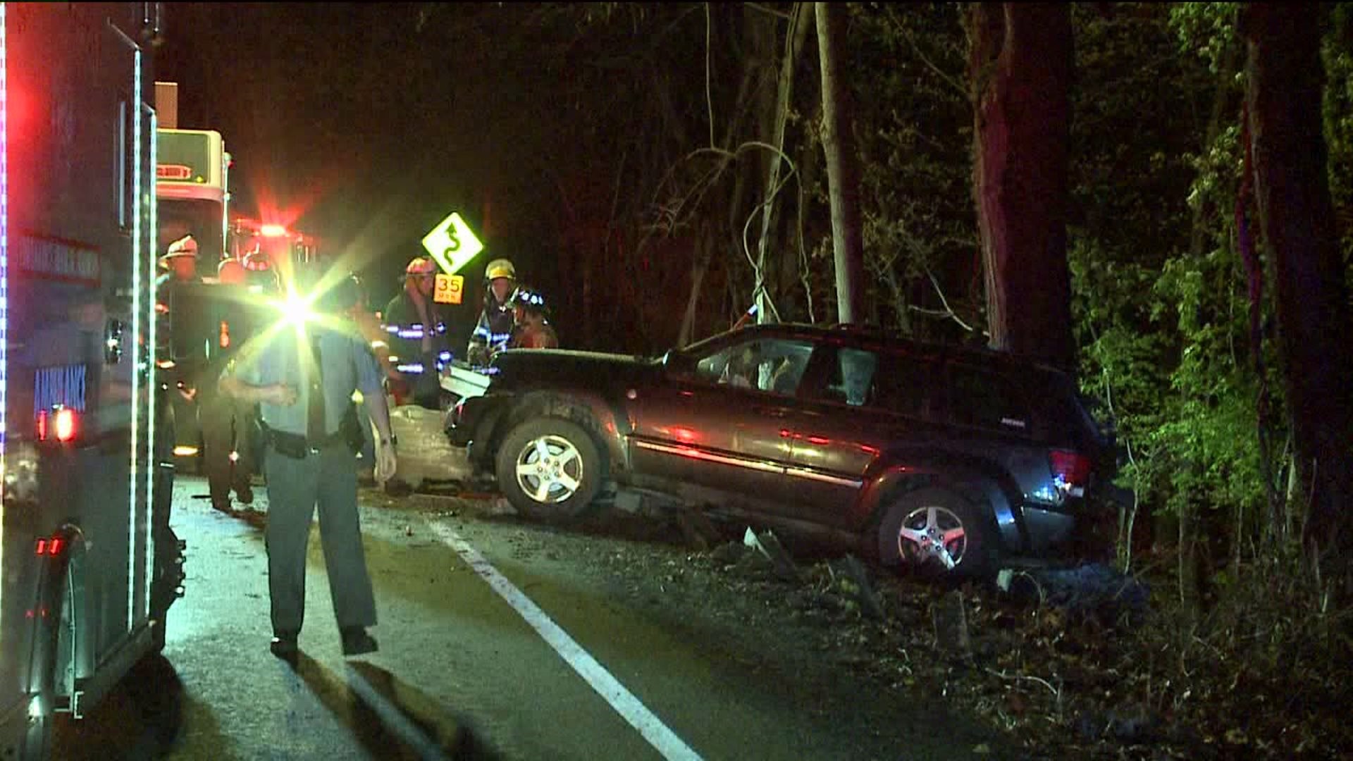Two Thrown from Vehicle in Luzerne County Crash