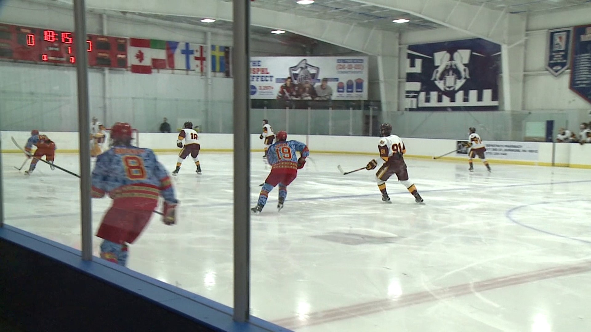 Friday night's King's College hockey game against Alvernia showed crowds that there's more to the sport than competition.
