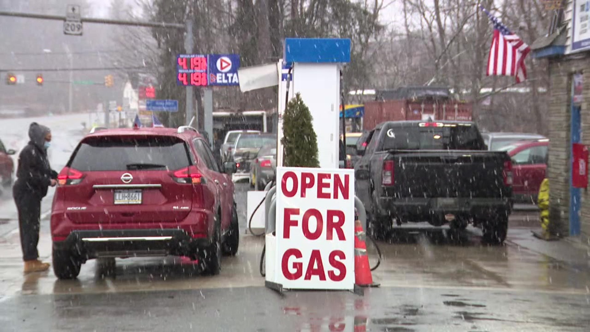 The owner of J&N Service Center in Marshalls Creek is basically offering gas at cost to his customers.