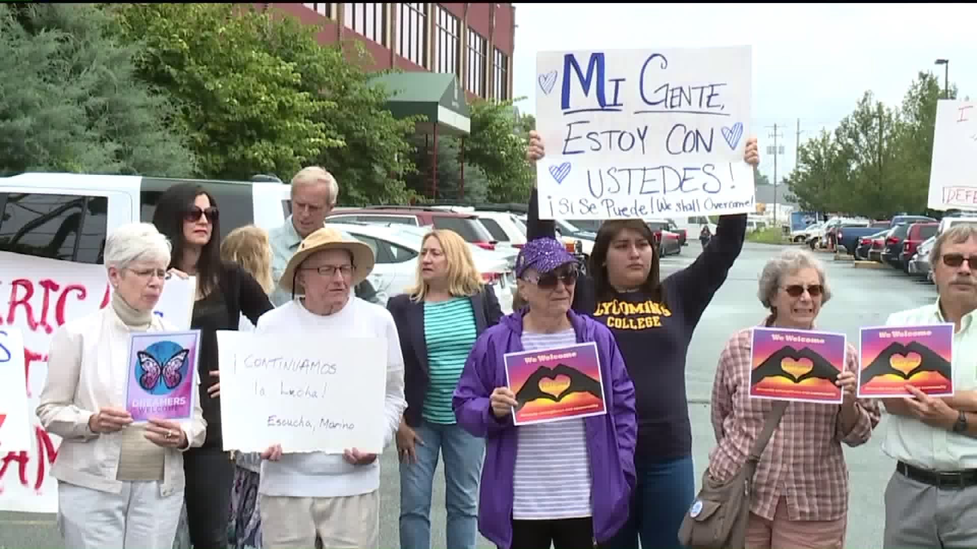 Protest in Williamsport After DACA Termination