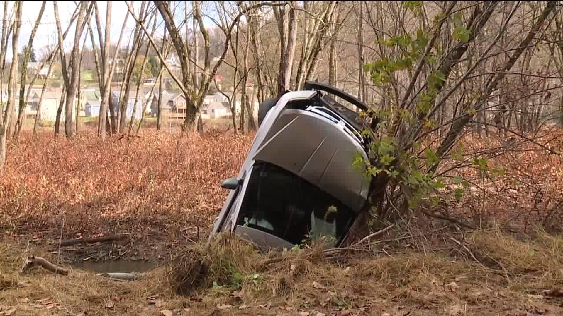 Vehicle Pulled from Creek after Crash