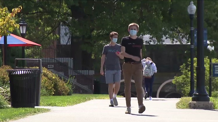 Masks back at Bucknell University