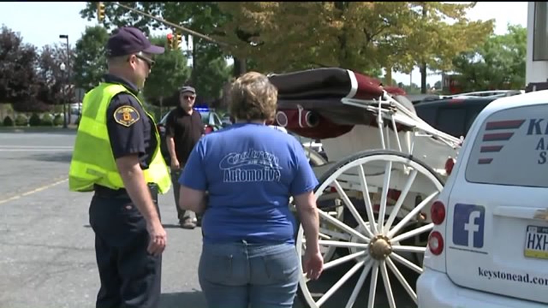 Horse-Drawn Carriage Crashes in Williamsport