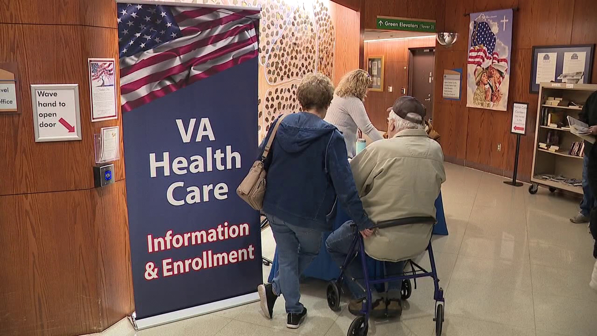 The Department of Veteran Affairs Medical Center in Wilkes-Barre held its fair, providing information on enrollment and the application process on Wednesday.
