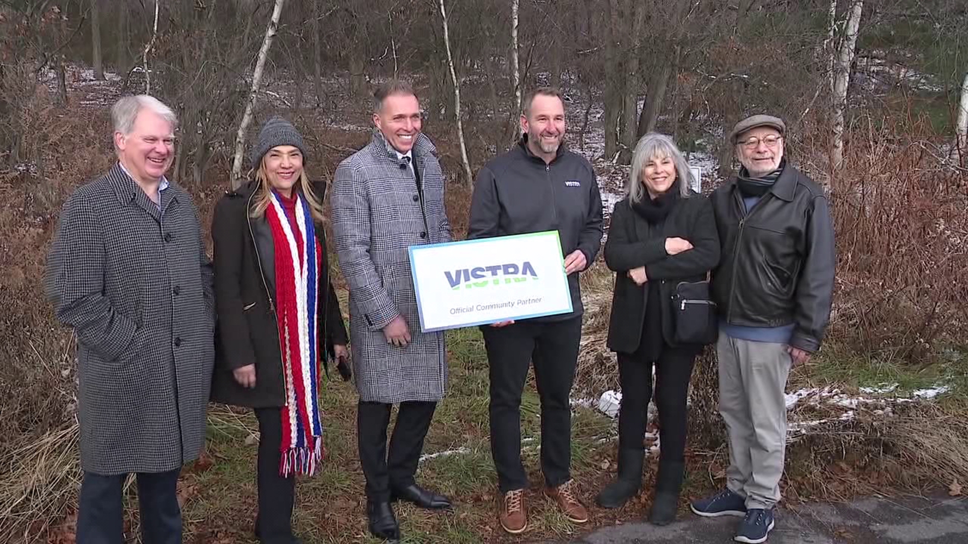 A $10,000 donation will go towards walking trails and a two-acre nature park in the western part of the city.