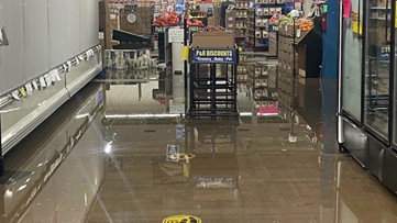 Water main break forces grocery store, car repair shop to temporarily close