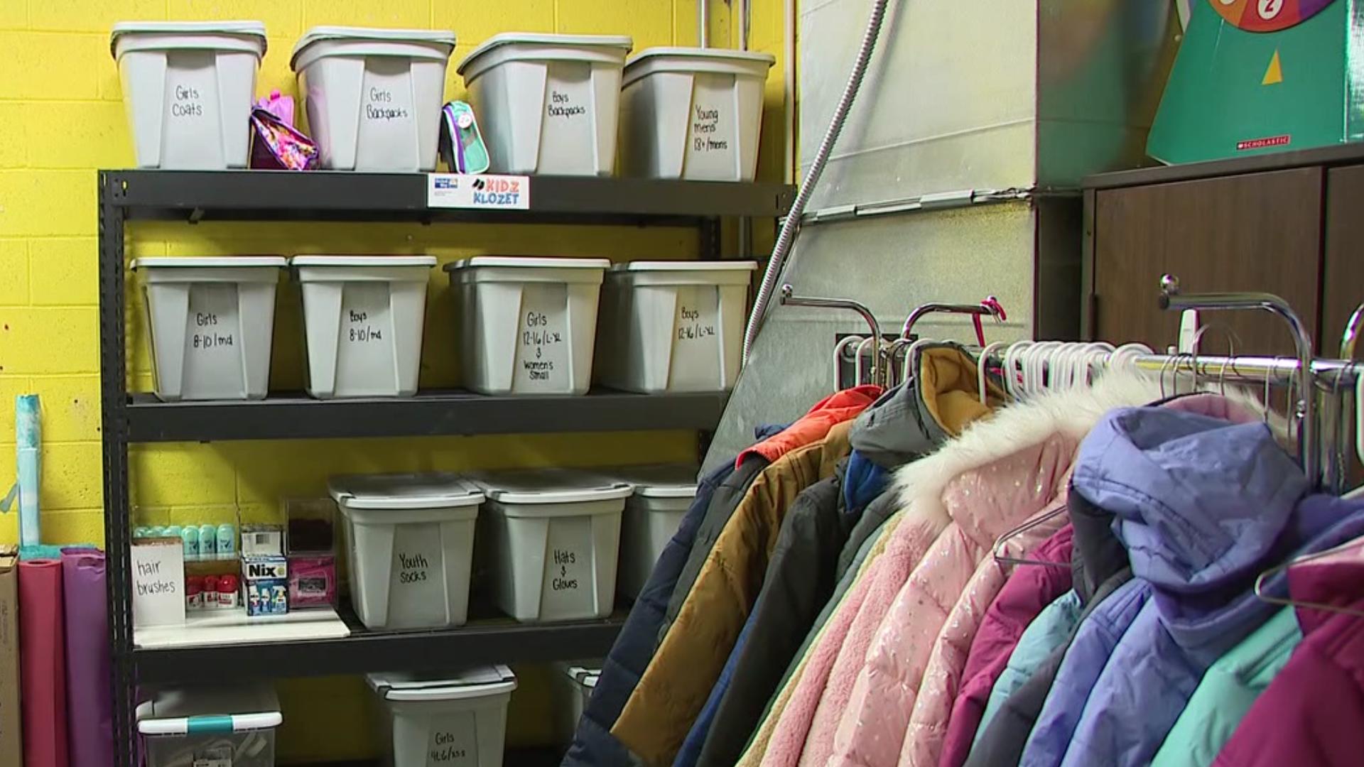 A Lycoming County school district is helping elementary students and parents in need.