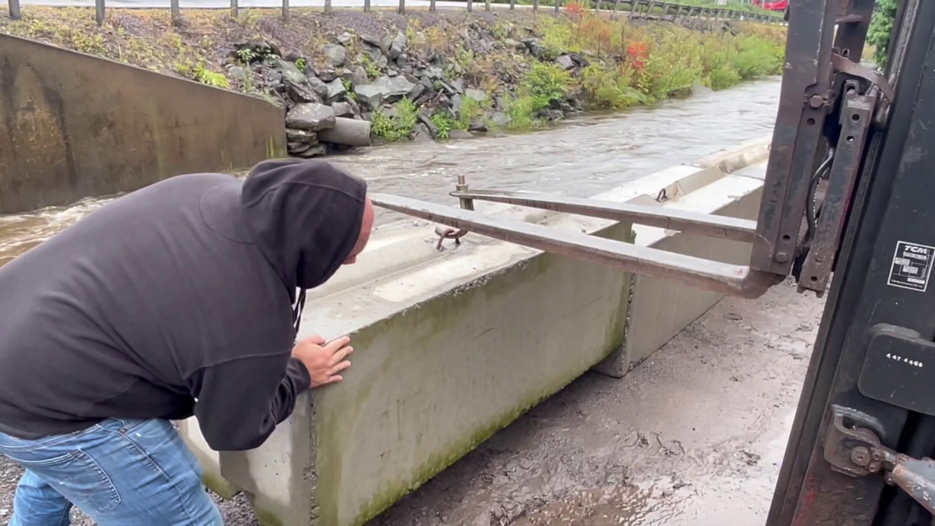 A business that has been flooded in the past is taking no chances with Debby heading our way.